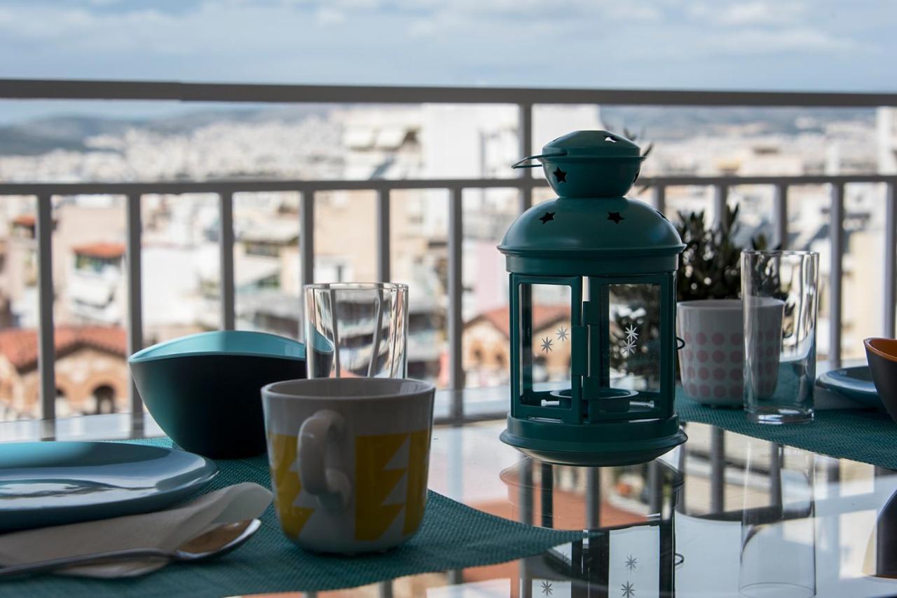 Appartamento El Greco Bright, Airy Penthouse In Trendy Petralona Atene Esterno foto
