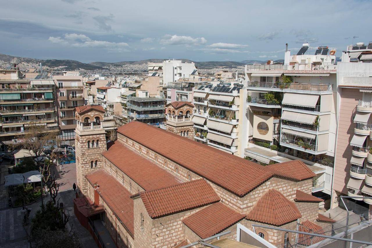 Appartamento El Greco Bright, Airy Penthouse In Trendy Petralona Atene Esterno foto