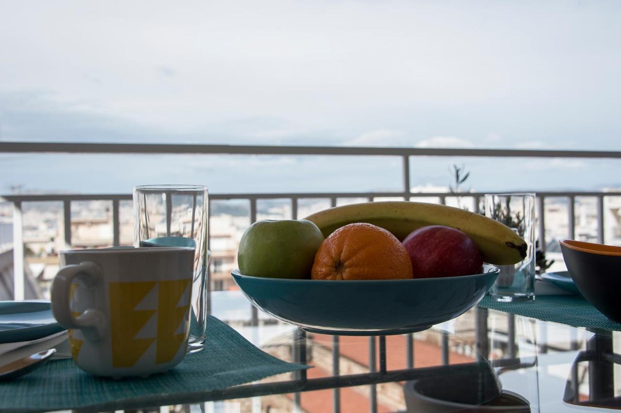Appartamento El Greco Bright, Airy Penthouse In Trendy Petralona Atene Esterno foto